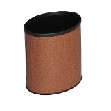 10L皮革面鐵板垃圾桶- AF07001