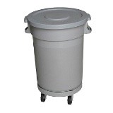 120L圓型底座垃圾桶- AF07502